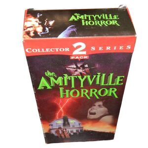 THE AMITYVILLE HORROR Collector Series 2 pack vintage VHS in original paper case